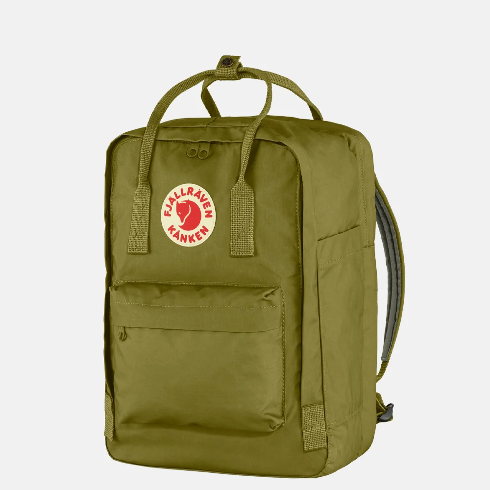 Fjallraven Kanken laptop rugzak 15 inch foliage green